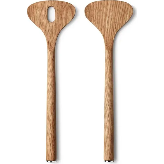 Georg Jensen Alfredo Drewniane Łyżki do Sałatek