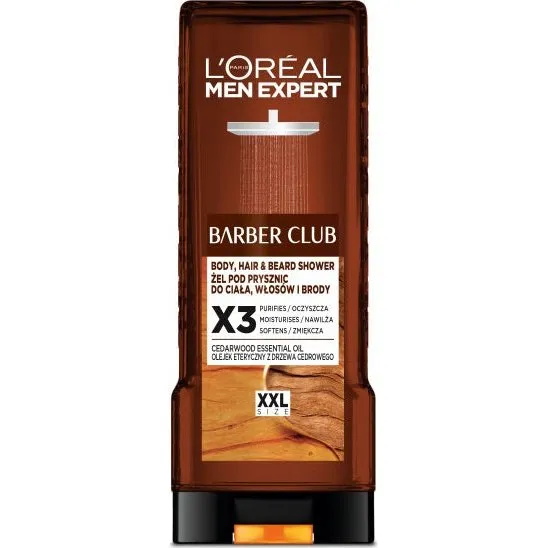L'Oreal Paris Men Expert Barber Club 3w1 żel do ciała, włosów i brody 400ml