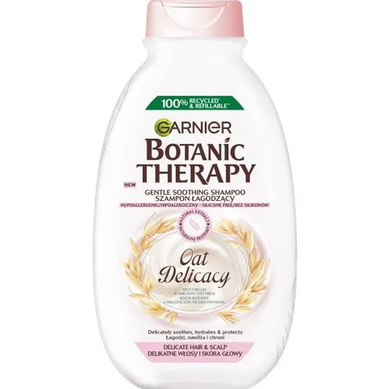 Garnier Botanic Therapy Oat Delicacy szampon łagodzący 400ml