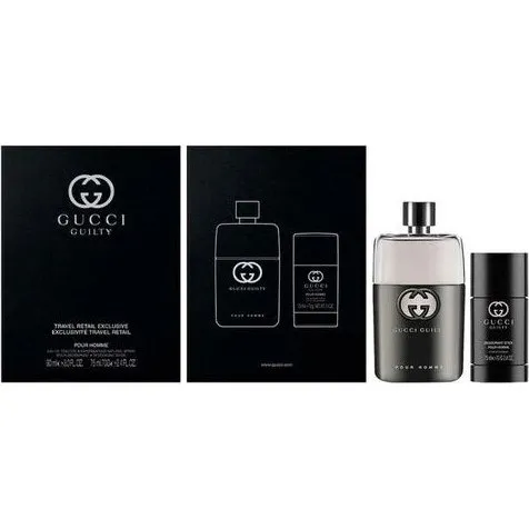 Gucci Guilty Pour Homme Zestaw: Woda Toaletowa 90ml + Dezodorant 75ml