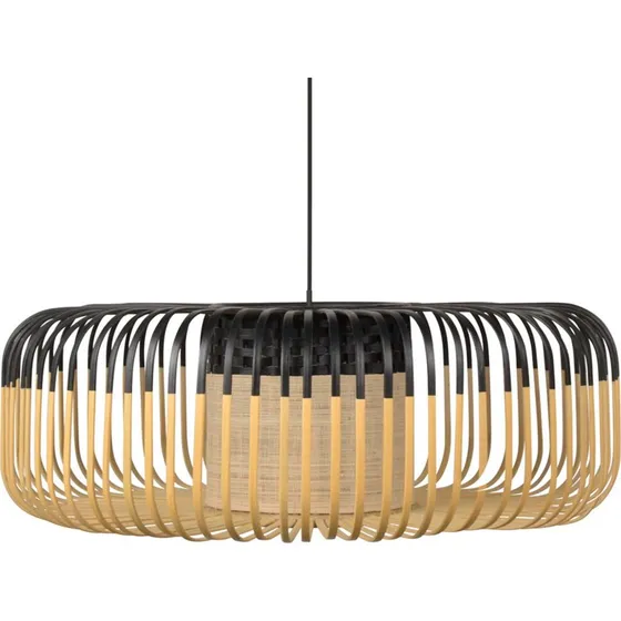Forestier Bamboo Light XL Black - Lampa wisząca bambusowa