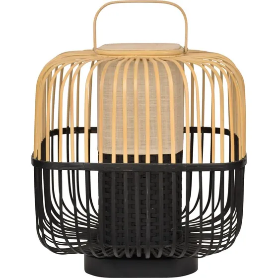 Forestier Bamboo Square M Lampa Stołowa Black