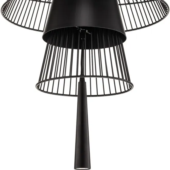 Forestier Gravity 1 Lampa Wisząca Ø86cm Czarna