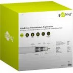 Goobay Kabel Koncentryczny 4x Ekran, 305m, Biały