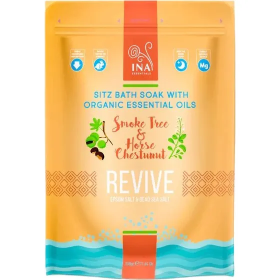 INA ESSENTIALS Revive sól do kąpieli z perukowcem i kasztanem 330g