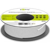 Goobay Kabel koncentryczny 4x ekranowany 100 m biay