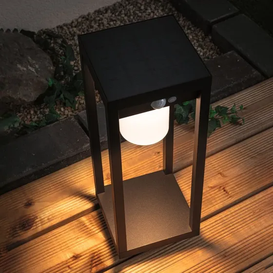 Paulmann Marisol Lampa Solarna Czarna - Latarnia LED