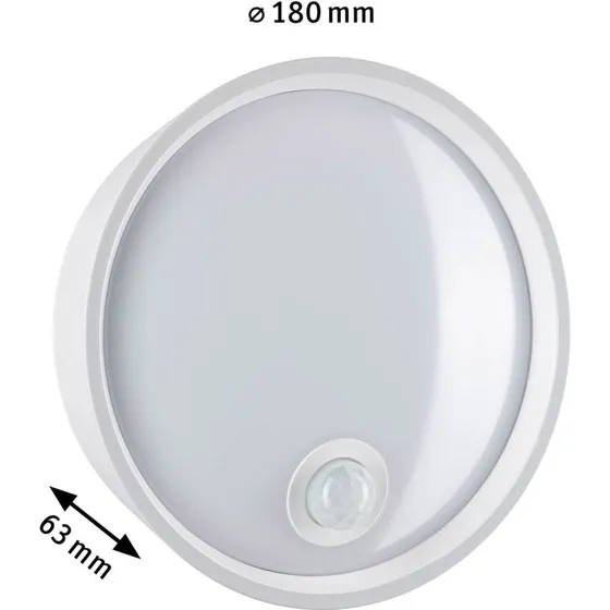 Paulmann Platomo Lampa Ogrodowa LED z Czujnikiem Ruchu Biała