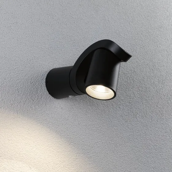 Paulmann Kinkiet zewnętrzny LED Cuff z czujnikiem ruchu, antracyt