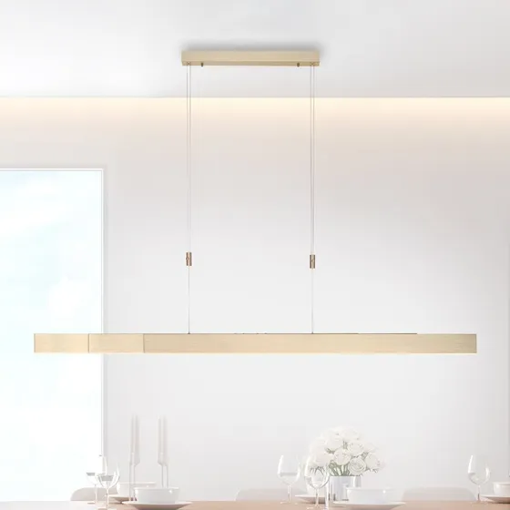 Żyrandol LED PURE Moto, imperial gold, ściemniany, CCT