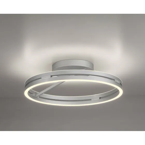 Lampa sufitowa LED PURE Loop CCT, kolor kamienny, Ø 60 cm