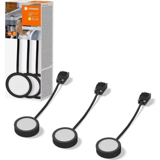 OSRAM Spot Puck 65mm 3x3W czarny