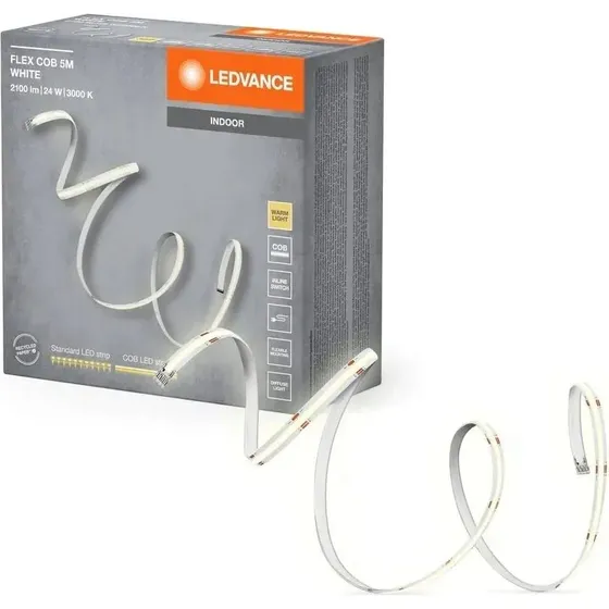 LEDVANCE Flex COB Tama LED IP44 24W 3000K 5,05m