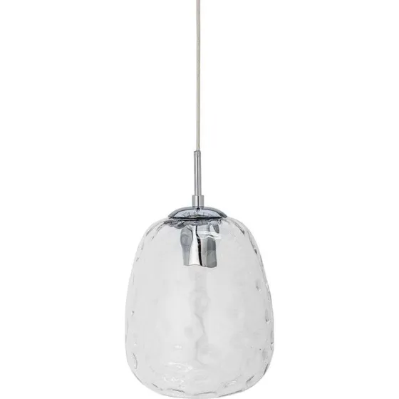 Bloomingville Baele Lampa Wiszca Srebrna 20x34 cm