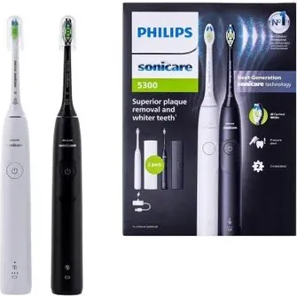 Philips Sonicare HX7109/01 — zestaw 2 szczoteczek (czarno-biała)