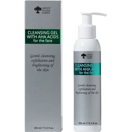 Green Pharm Cosmetic Żel do mycia twarzy z kwasami AHA 250ml