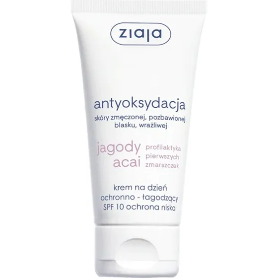 Ziaja Jagody Acai krem na dzień ochronno-łagodzący SPF10 50ml