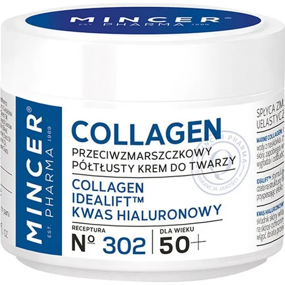 Mincer Pharma Collagen 50+ Krem przeciwzmarszczkowy No.302 50ml