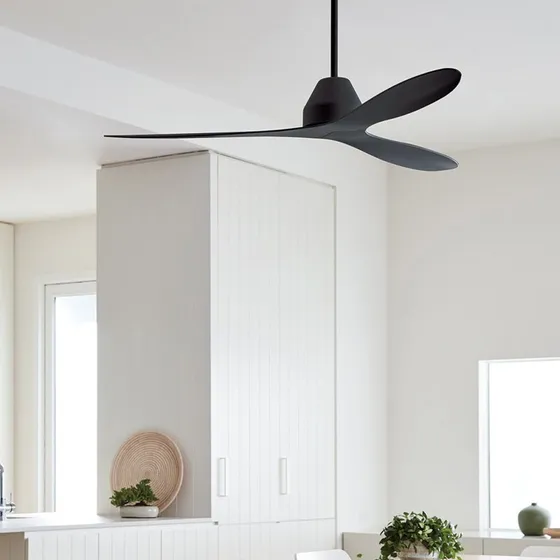 Beacon Whitehaven Wentylator Sufitowy Czarny Ø 142 cm DC