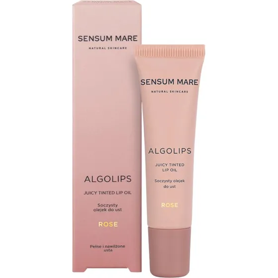 Sensum Mare Algolips Juicy Tinted Lip Oil, Rose, 10 ml