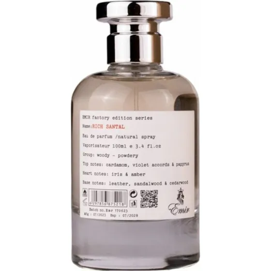Emir Rich Santal Factory Edition woda perfumowana 100 ml