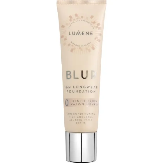 Lumene Blur 16H Longwear Foundation 0 Light Ivory SPF15