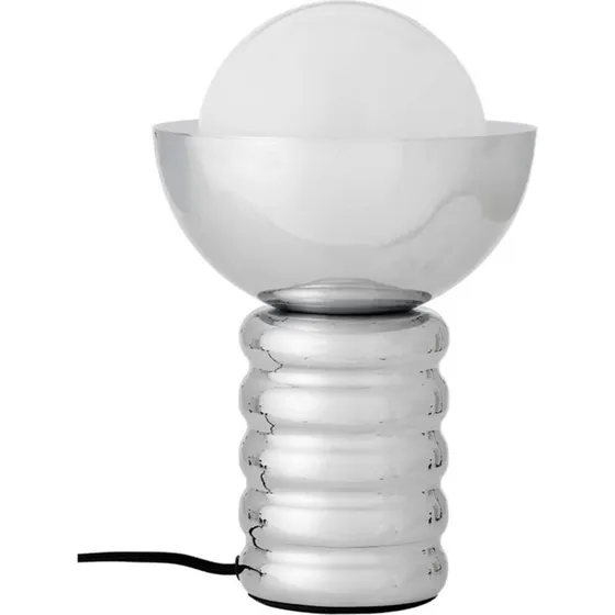 Bloomingville Spike Lampa Stoowa Srebrna 32 cm