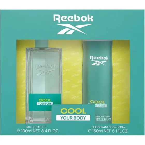 Reebok Cool Eau de Toilette Her Set: Woda 100ml + Dezodorant 150ml