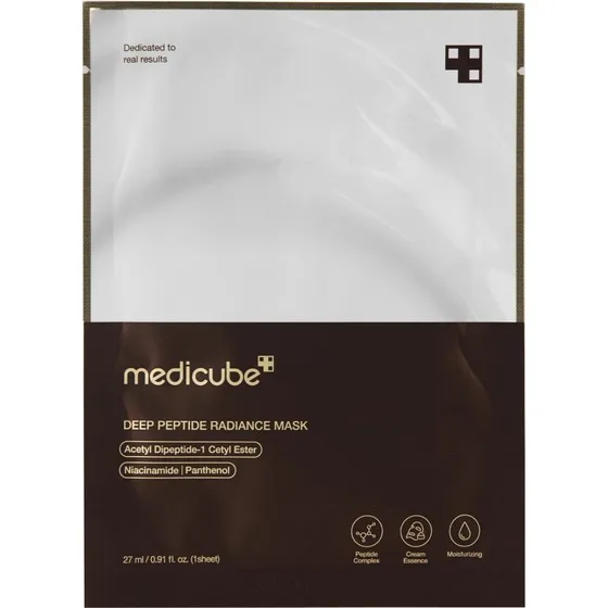 Medicube Deep Peptide Radiance Mask - rozświetlająca maska w płachcie 27 ml