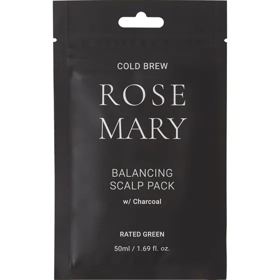 Rated Green Rosemary Scalp Pack Cold Brew Charcoal 50 ml