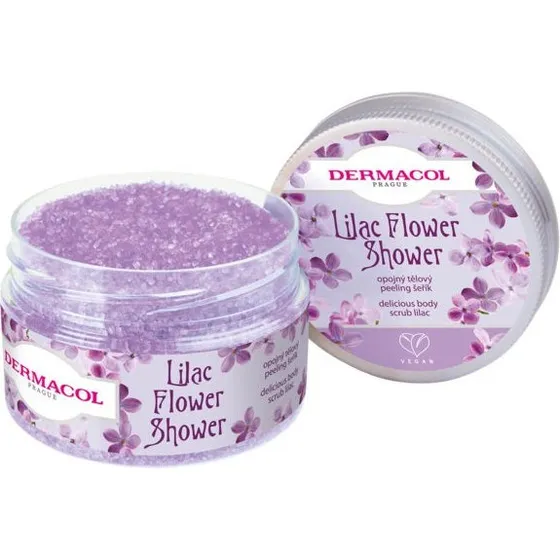 Dermacol Flower Shower Body Peeling Lilac 200g