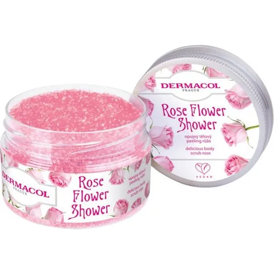 Dermacol Flower Shower Body Peeling Rose 200g