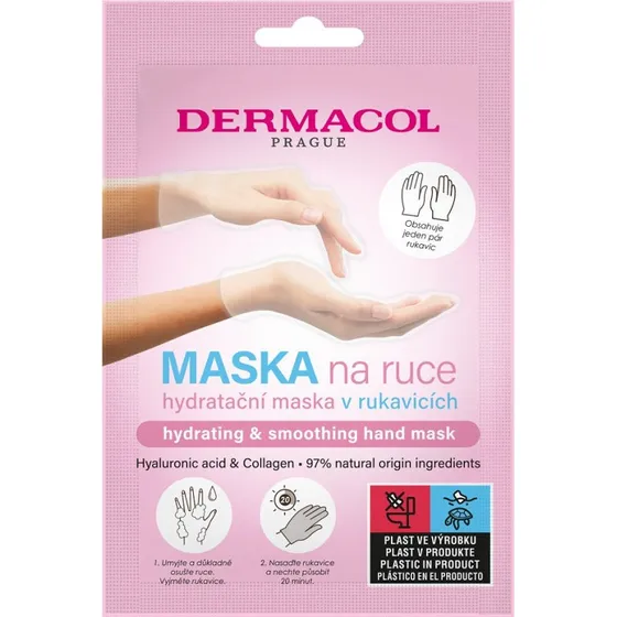 Dermacol Nawilżająca maska do rąk w formie rękawiczek, 1 para