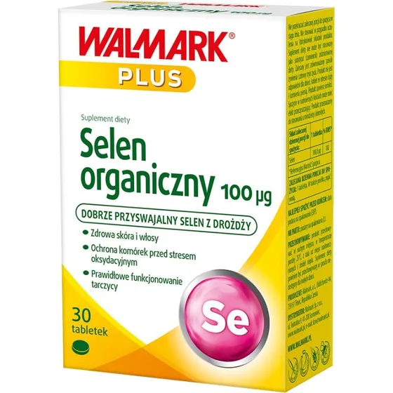 WALMARK Selen organiczny 100µg, 30 tabletek