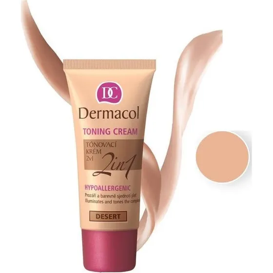 Dermacol Toning Cream 2in1 Hypoallergenic Desert 30ml