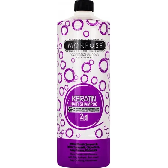 Morfose Keratin Hair Shampoo 2in1 Szampon do włosów zniszczonych 1000ml