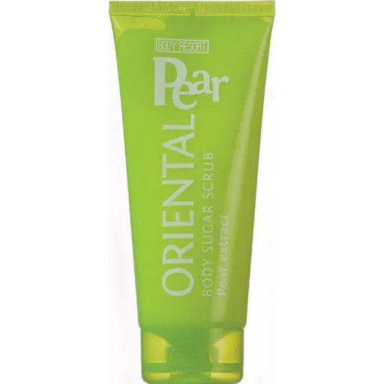 Body Resort Lime cukrowy peeling do ciała z ekstraktem z gruszki 250g