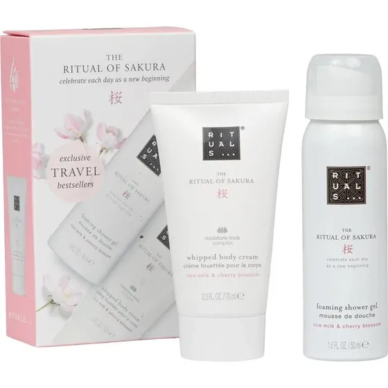 Rituals The Ritual of Sakura: Pianka pod prysznic 50ml + Krem 70ml