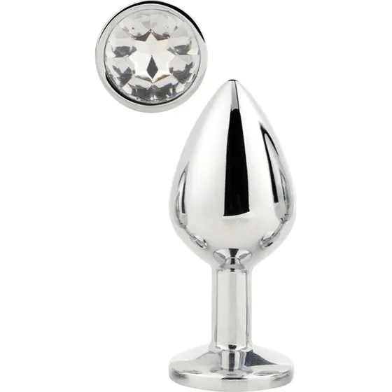 Dream Toys Gleaming Love Medium Silver Plug M