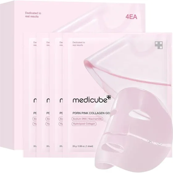Medicube PDRN Pink Collagen Gel Mask 4x28g
