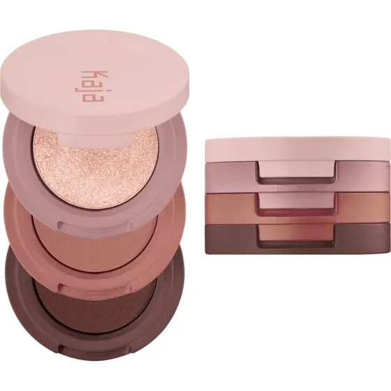 KAJA Beauty Bento Bouncy Matte & Shimmer Eyeshadow Trio 08 Chocolate Dahlia