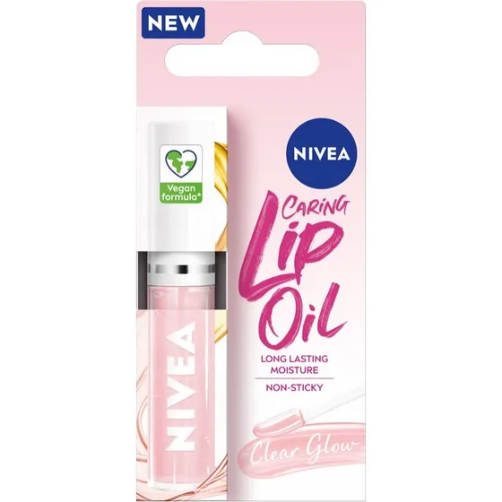 Nivea Caring Lip Oil Clear Glow 5.5ml
