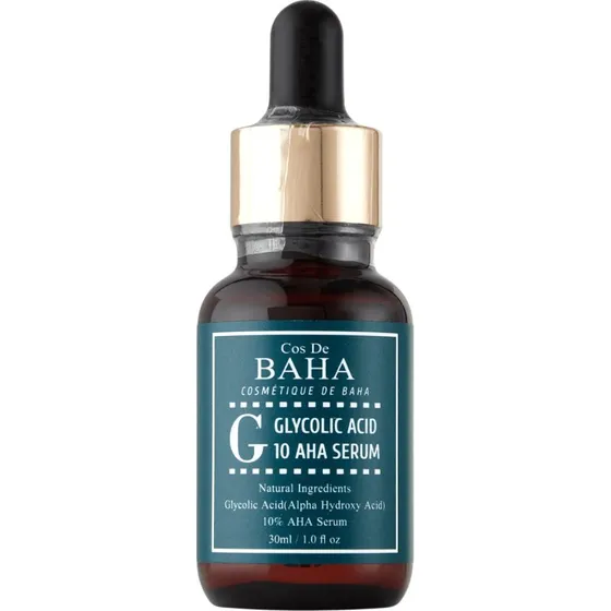 COS DE BAHA G Glycolic Acid 10 AHA Serum, 30 ml