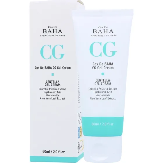 COS DE BAHA CG Centella Gel Cream, 60 ml - Kojący krem żelowy
