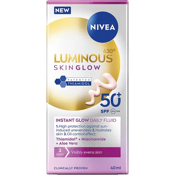 Nivea Luminous630 Skin Glow Fluid SPF50+ 40ml