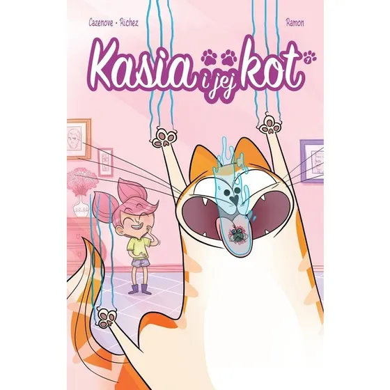 Kasia i jej kot Tom 1 - Komiks o przygodach Kasi i kota Sushi