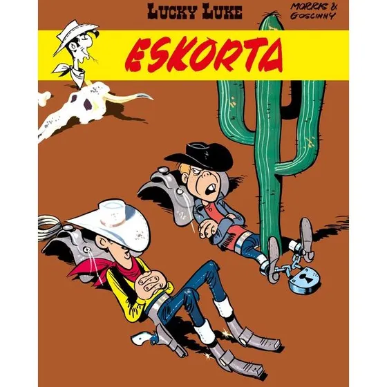 Lucky Luke. Eskorta. Tom 28 - Komiks Morris i Goscinny