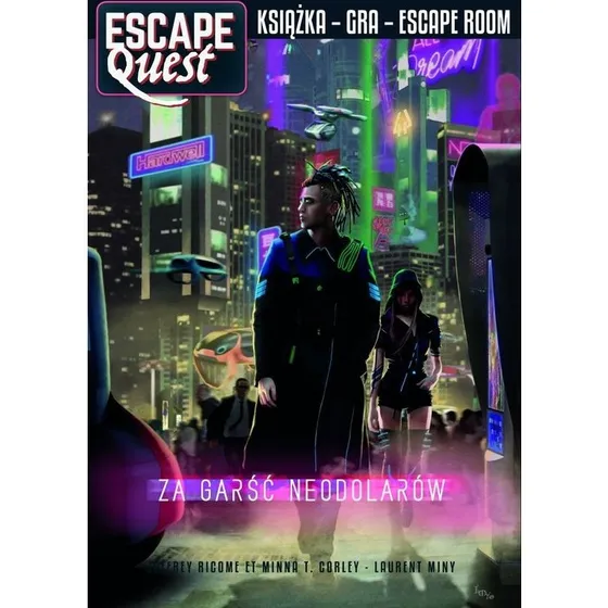 Escape Quest: Za garść neodolarów - Książka z łamigłówkami