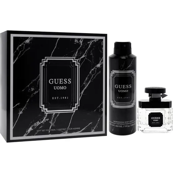 Guess Uomo Zestaw: Woda Toaletowa 50ml + Dezodorant 226ml