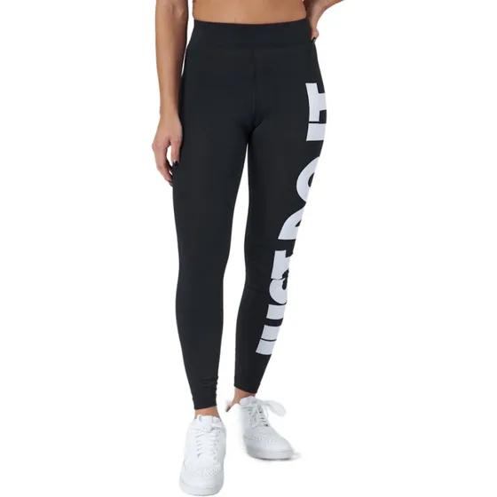 Nike Sportswear Essential High-Waisted Leggings Black/White